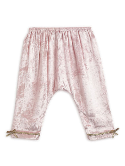 Pre-Order: Baby Girl Royal Rose Angrakha Set - Pink