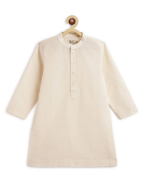 Pre-Order: Boy Modern Maharajah Bundi Set - Cream