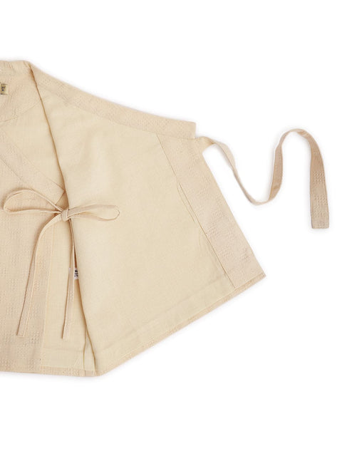 Pre-Order: Boy Modern Maharajah Bundi Set - Cream