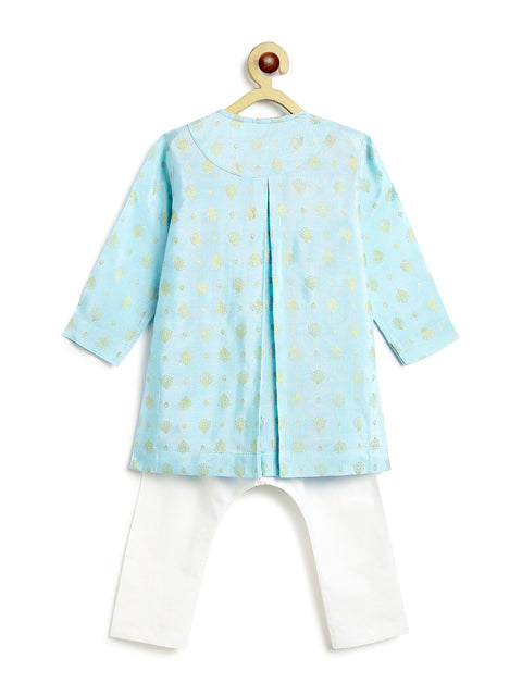 Pre-Order: Boy Boy Kurta Pyjama Set-Blue