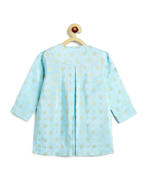 Pre-Order: Boy Boy Kurta Pyjama Set-Blue