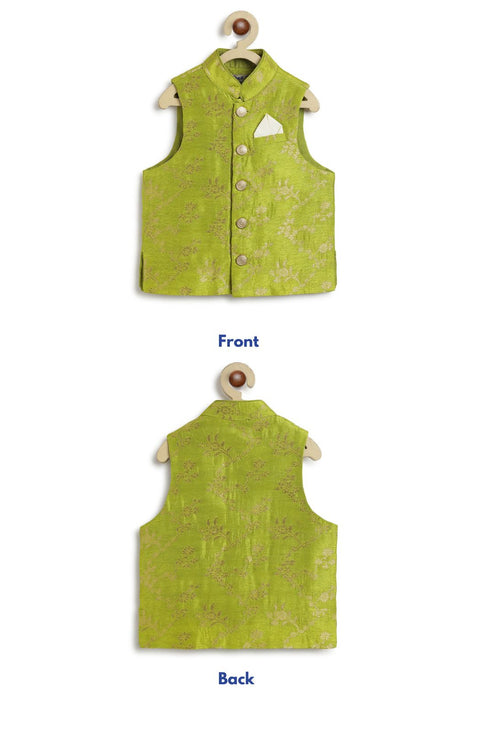 Pre-Order:  Boy Royal Charm 3 Pc Bundi Set - Green