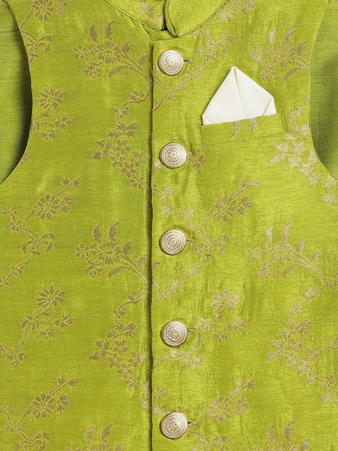 Pre-Order:  Boy Royal Charm 3 Pc Bundi Set - Green