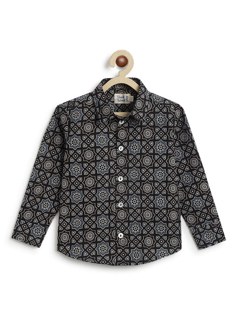 Pre-Order: Boy Santa's Little Star 3 Piece Blazer Set - Navy Blue