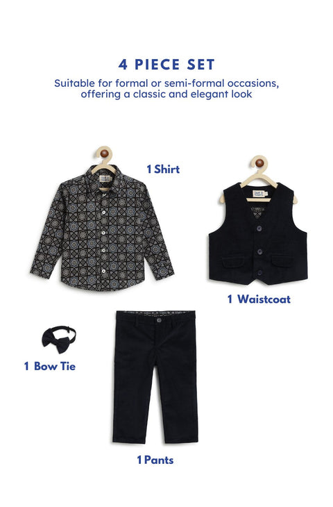Pre-Order: Boy Holiday Hero 3 Piece Set - Navy Blue