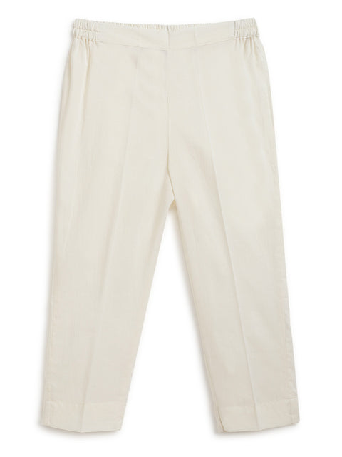 Boys Budding Hero Kurta Pyjama Set - Yellow