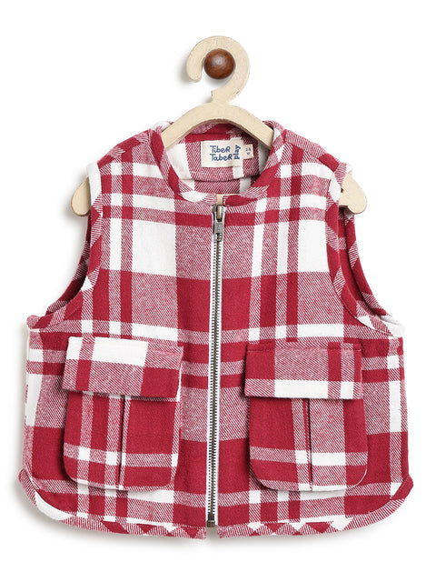 Pre-Order:Boy Half Jacket-Red