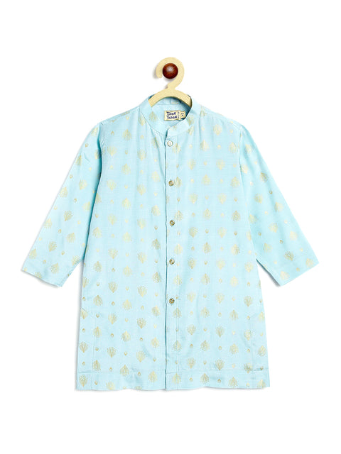 Pre-Order: Boy Kurta Pyjama Set-Blue