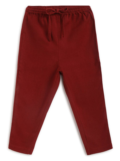 Pre-Order: Boy Lion Kurta Pyjama Set - Cream