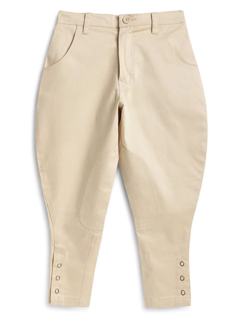 Pre-Order: Boy Solid Polo Pant-Cream