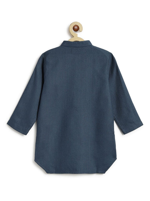 Pre-Order: Boy Classic Cool Kurta Set - Blue