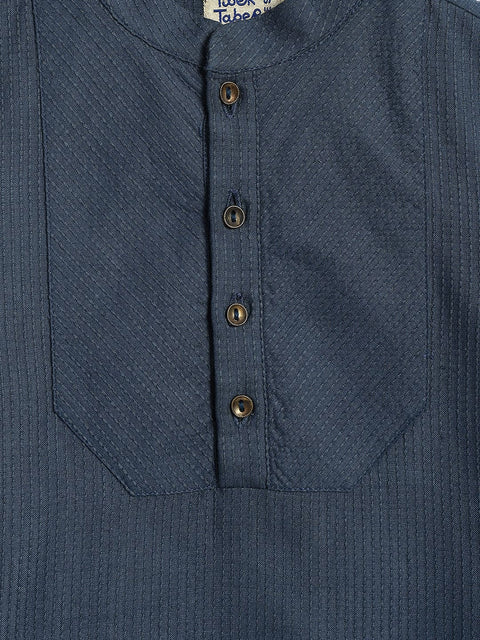 Pre-Order: Boy Classic Cool Kurta Set - Blue