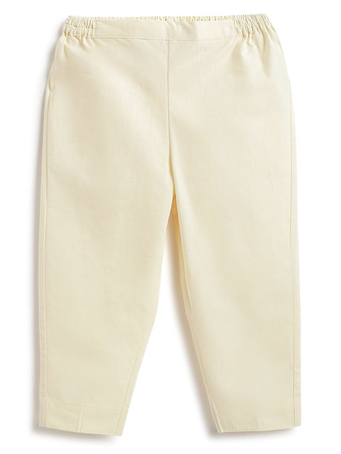 Pre-Order: Boy Stripes Lurex Kurta Pyjama Set-Pink