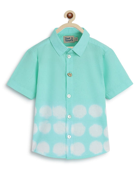 Pre-Order: Boy Tie & Dye Shirt - Blue