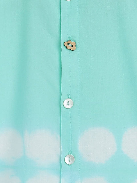 Pre-Order: Boy Tie & Dye Shirt - Blue