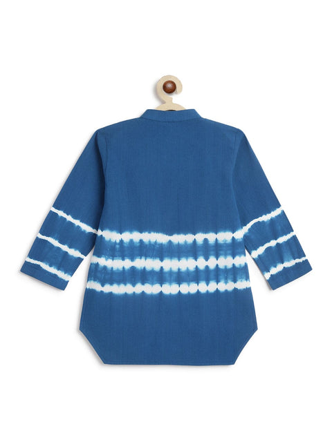 Pre-Order: Boy Tie & Dye Short Kurta - Blue