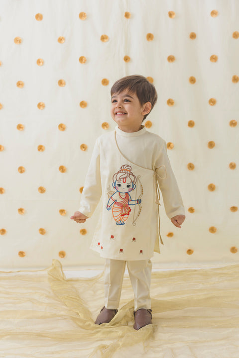 Pre-Order: Boys Ram Lalla Kurta Pant Set