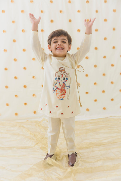 Pre-Order: Boys Ram Lalla Kurta Pant Set