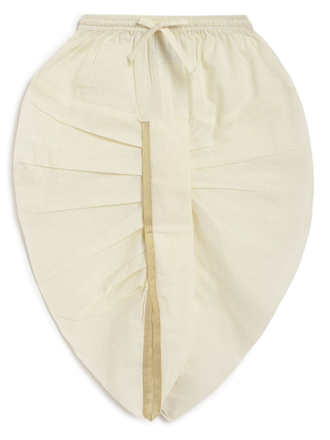 Pre-Order: Boys Classic Zari Dhoti Kurta Set