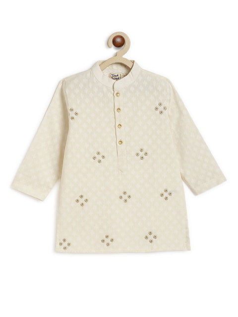 Pre-Order: Boys Classic Zari Dhoti Kurta Set
