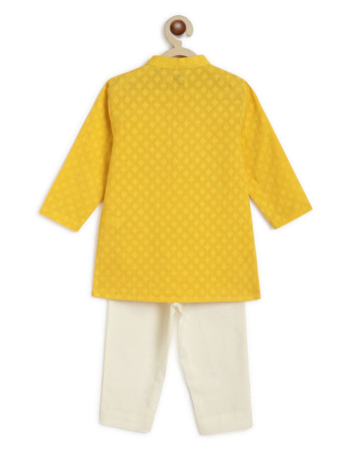 Pre-Order:  Boys Classic Zari Kurta Pyjama Set