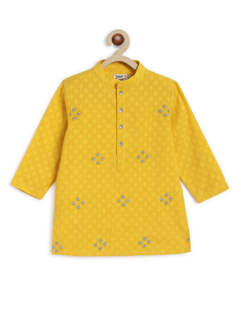 Pre-Order:  Boys Classic Zari Kurta Pyjama Set