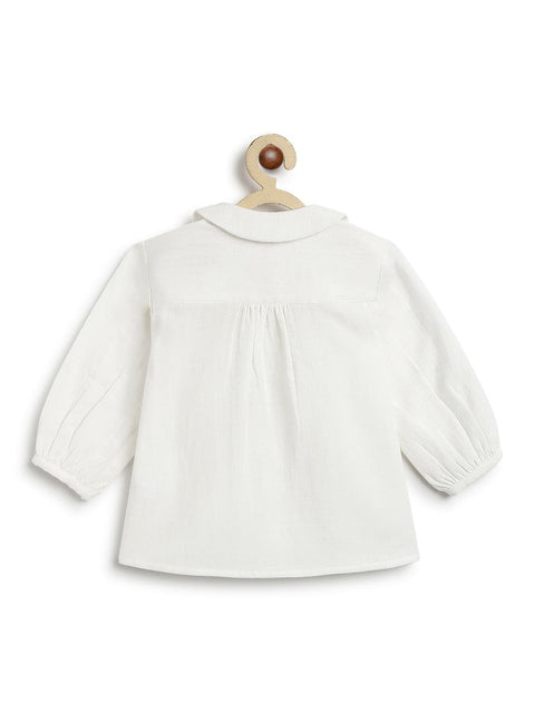 Pre-Order: Girl Jingle Belle White Shirt - White