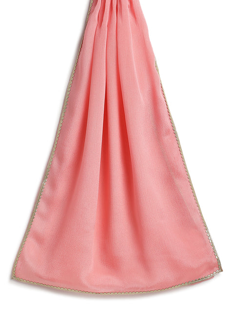 Pre-Order: Girl Floral Embroidery Lehenga Set - Cream