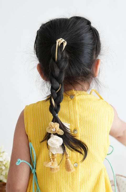 Pre-Order: Girl Lurex Paraandi-Beige