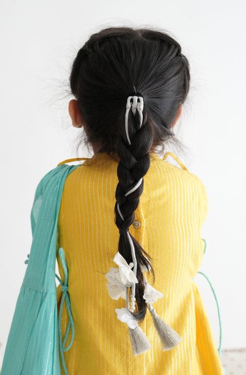 Pre-Order: Girl Lurex Paraandi-Silver