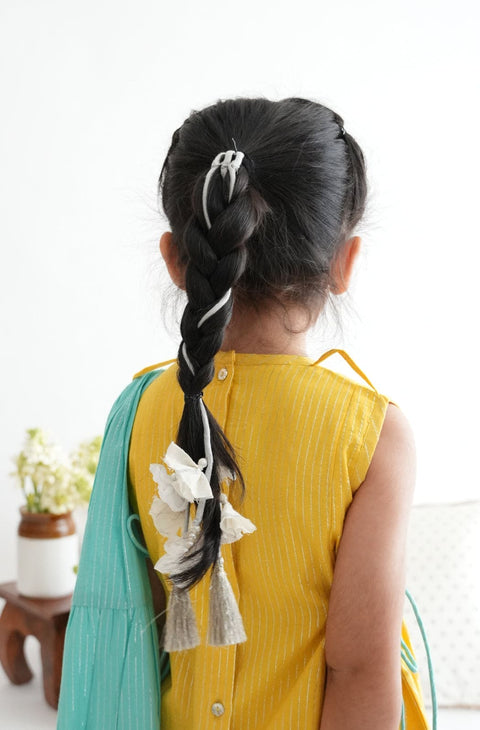 Pre-Order: Girl Lurex Paraandi-Silver