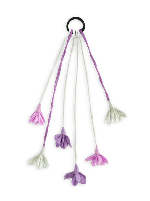 Pre-Order: Girl Lurex Paraandi-Purple