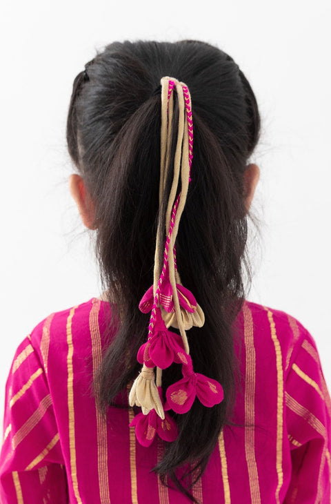 Pre-Order: Girl Lurex Paraandi-Pink