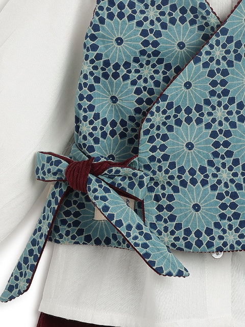 Pre-Order: Girl Christmas Magic Jacket Solid Set - Maroon