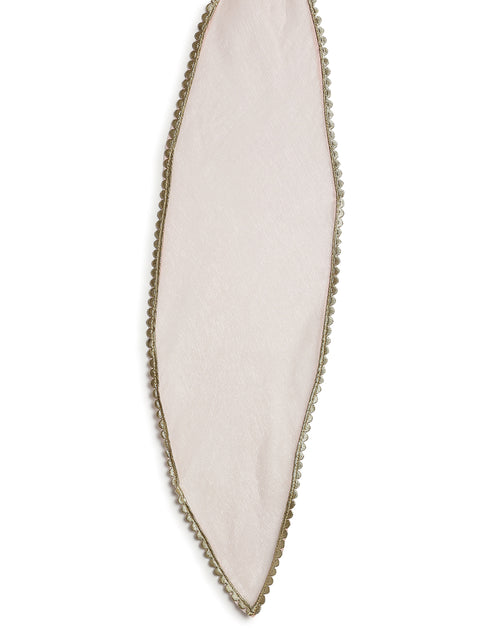 Pre-Order: Girl Ruffle Sleeve Lotus Embroidery Suit Set-White