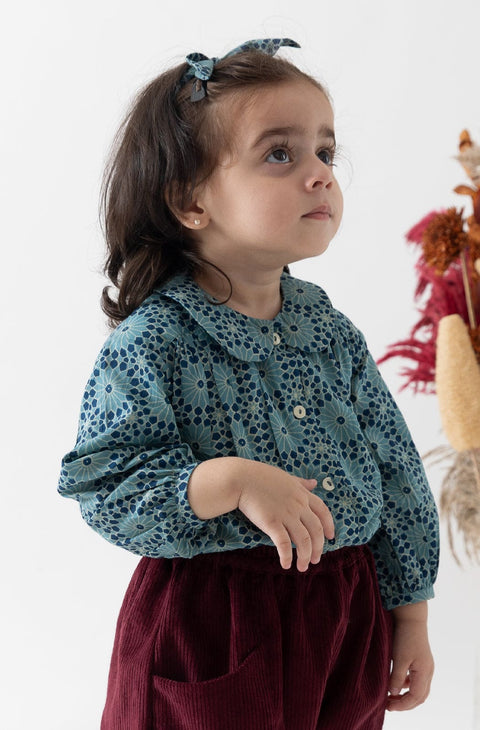 Pre-Order: Girl Jingle Belle Blue Shirt - Blue