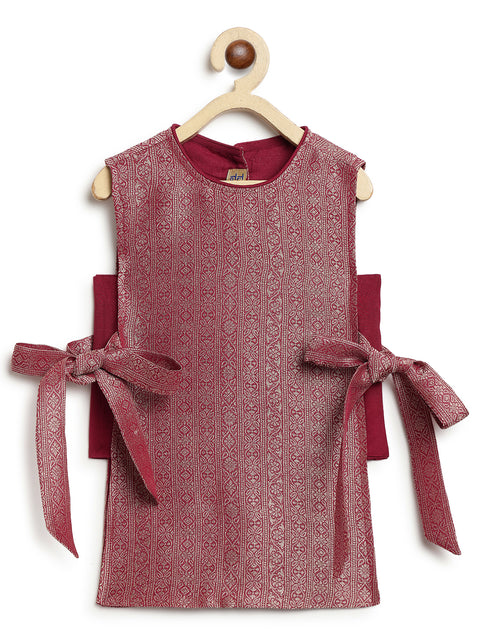 Pre-Order: Girl Top Set-Wine