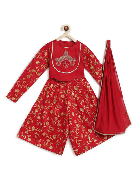 Pre-Order Girls Devi Durga Co - ord Set