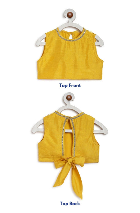 Pre-Order : Girls O’ Desi Girl Sari Set - Pink