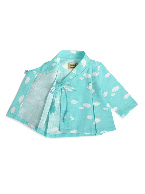 Pre-Order: Unisex Little Dreamer Jhabla Set-Blue