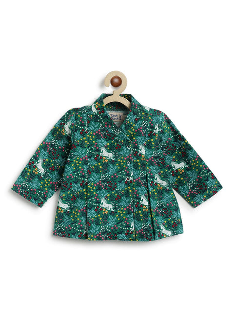 Pre-Order: Unisex Holly Jolly Flexi Kimono - Green