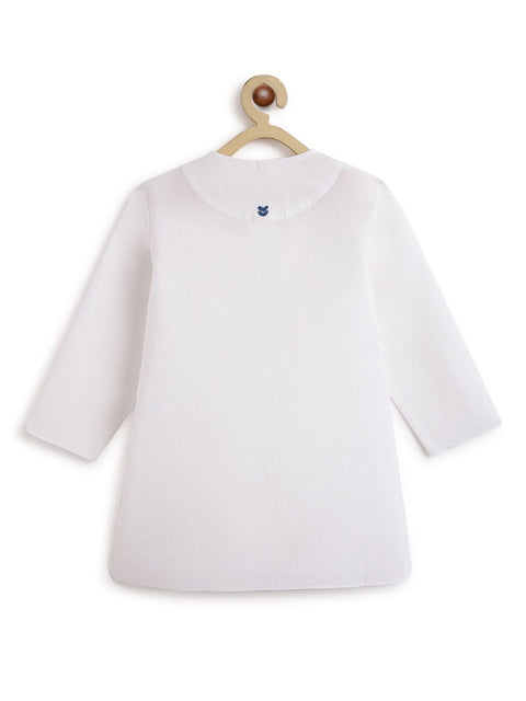 Pre-Order: Unisex Timeless White Kurta Set - White