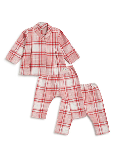 Pre-Order: Unisex Jingle Joys Flexi Kimono - Pink