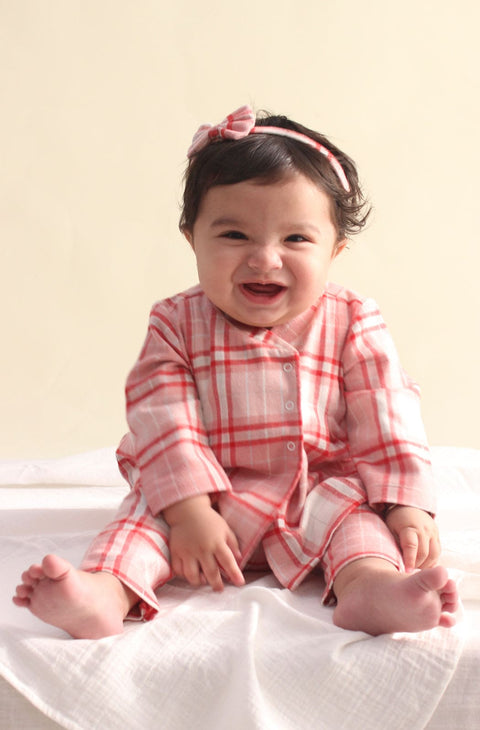 Pre-Order: Unisex Jingle Joys Flexi Kimono - Pink