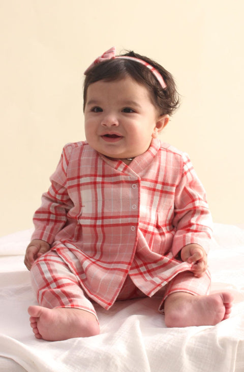 Pre-Order: Unisex Jingle Joys Flexi Kimono - Pink