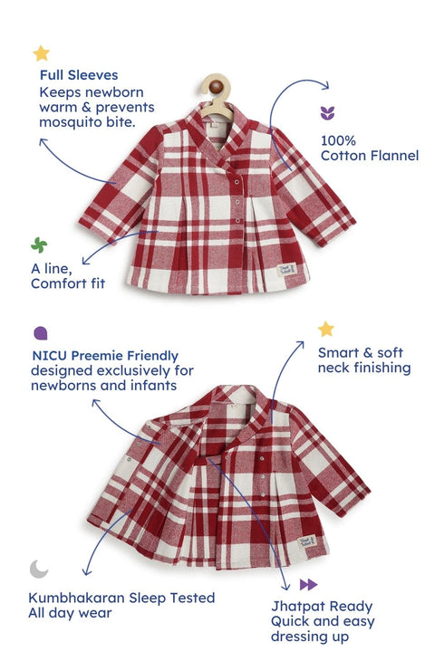 Pre-Order: Unisex Jolly Good Flexi Kimono - Red