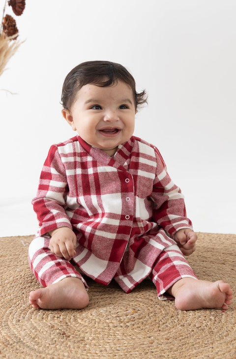 Pre-Order: Unisex Jolly Good Flexi Kimono - Red