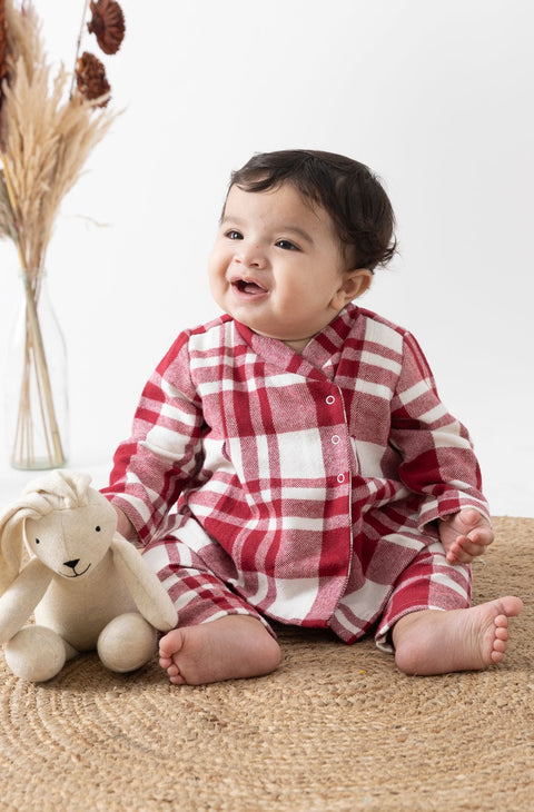 Pre-Order: Unisex Jolly Good Flexi Kimono - Red