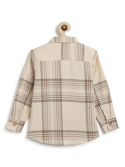 Pre-Order: Unisex Mr. Fluffles Woollen Shirt - Cream