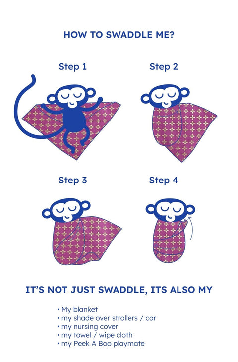 Pre-Order: Unisex Swaddle-Purple